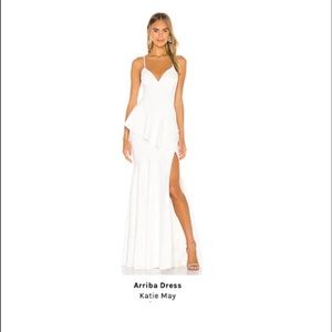 Katie May Arriba Dress in white. Worn one time.